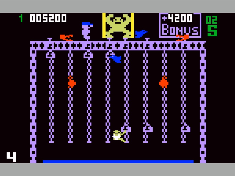 Gameplay of Donkey Kong Junior for Intellivision